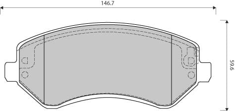 PREMIUM BRAKE PAD SET (4)