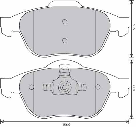 PREMIUM BRAKE PAD SET (4)