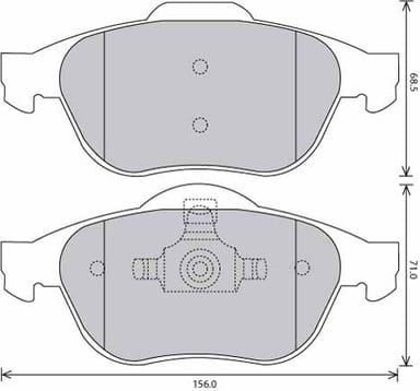 PREMIUM BRAKE PAD SET (4)