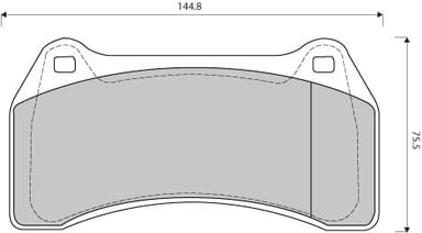 FERODO BRAKE PAD SET (4)