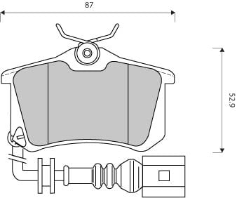 PREMIUM BRAKE PAD SET (4)