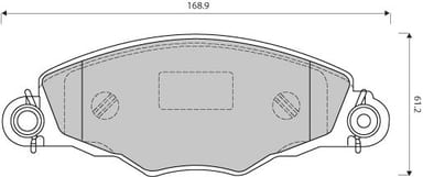 PREMIUM BRAKE PAD SET (4)