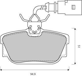 PREMIUM BRAKE PAD SET (4)