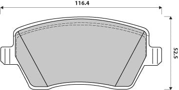 PREMIUM BRAKE PAD SET (4)