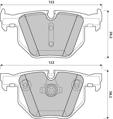 PREMIUM BRAKE PAD SET (4)