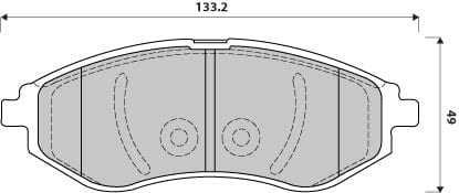 PREMIUM BRAKE PAD SET (4)