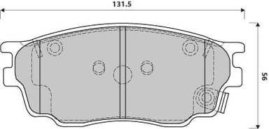 PREMIUM BRAKE PAD SET (4)