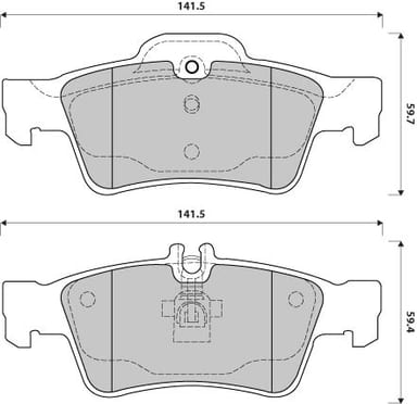 PREMIUM BRAKE PAD SET (4)