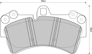 PREMIUM BRAKE PAD SET (4)