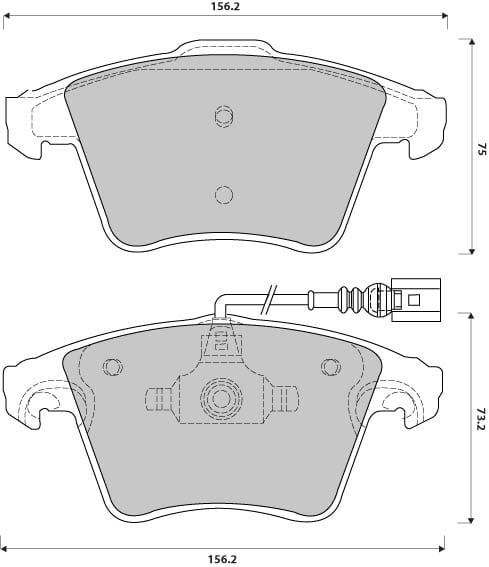 PREMIUM BRAKE PAD SET (4)