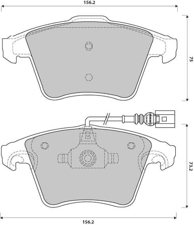 PREMIUM BRAKE PAD SET (4)