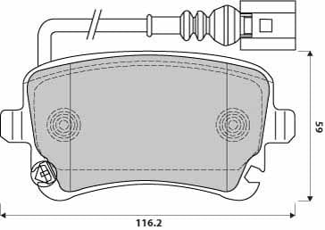 PREMIUM BRAKE PAD SET (4)