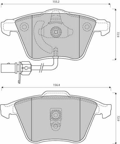 PREMIUM BRAKE PAD SET (4)
