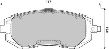 PREMIUM BRAKE PAD SET (4)