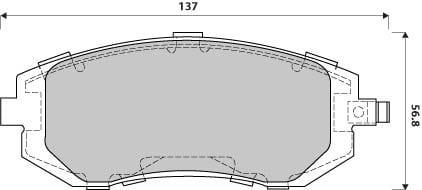 PREMIUM BRAKE PAD SET (4)