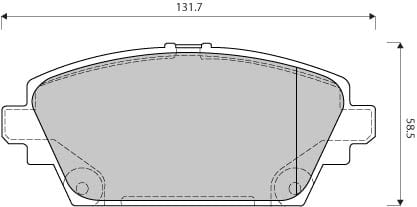 PREMIUM BRAKE PAD SET (4)