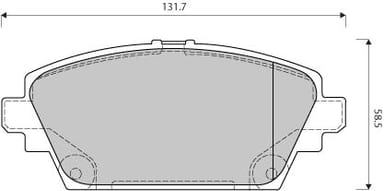 PREMIUM BRAKE PAD SET (4)