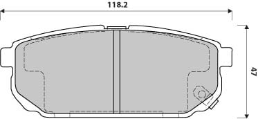 PREMIUM BRAKE PAD SET (4)
