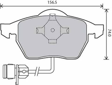 PREMIUM BRAKE PAD SET (4)