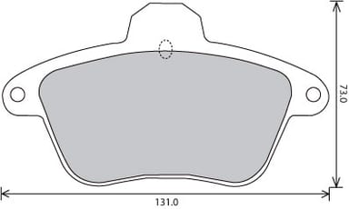 FERODO BRAKE PAD SET (4)