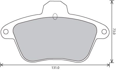 FERODO BRAKE PAD SET (4)