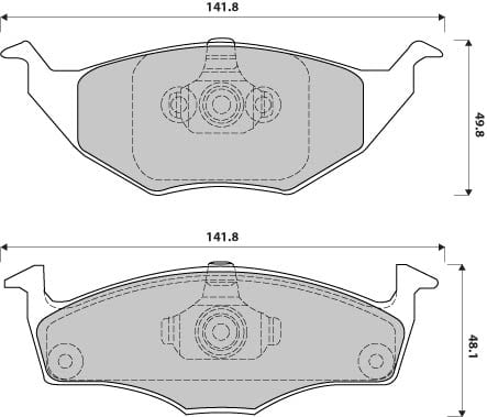 PREMIUM BRAKE PAD SET (4)