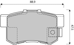 PREMIUM BRAKE PAD SET (4)