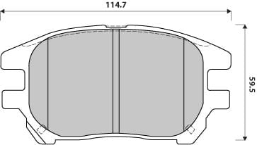 PREMIUM BRAKE PAD SET (4)
