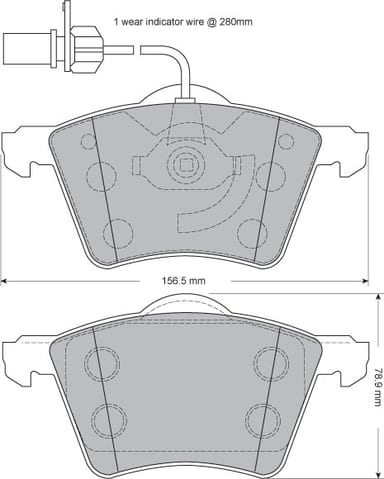 PREMIUM BRAKE PAD SET (4)