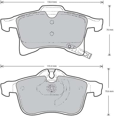 PREMIUM BRAKE PAD SET (4)