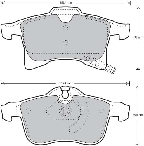 PREMIUM BRAKE PAD SET (4)
