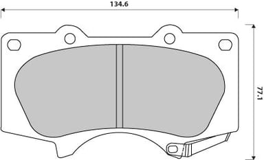 PREMIUM BRAKE PAD SET (4)