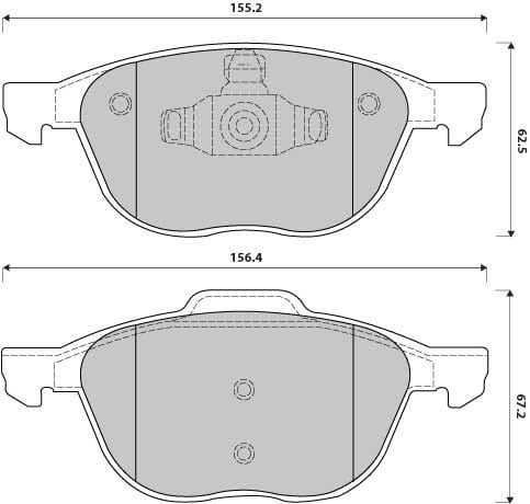 PREMIUM BRAKE PAD SET (4)