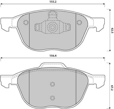 PREMIUM BRAKE PAD SET (4)