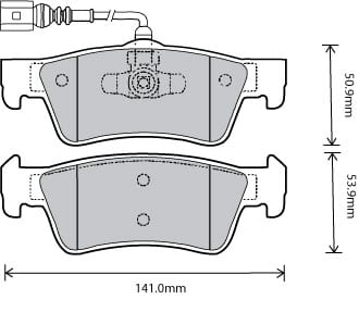 PREMIUM BRAKE PAD SET (4)