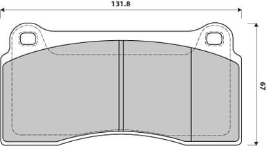 PREMIUM BRAKE PAD SET (4)