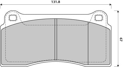PREMIUM BRAKE PAD SET (4)