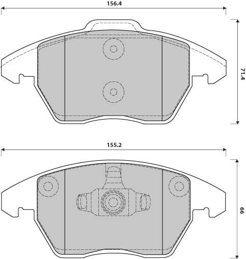FERODO BRAKE PAD SET (4)