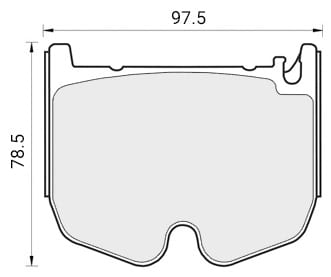 PREMIUM BRAKE PAD SET (8)