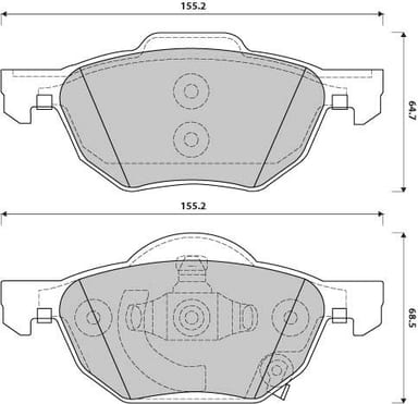 PREMIUM BRAKE PAD SET (4)