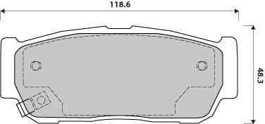 PREMIUM BRAKE PAD SET (4)