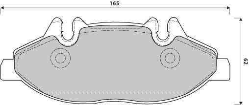 PREMIUM BRAKE PAD SET (4)