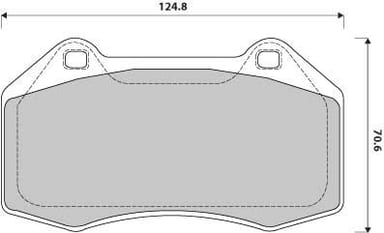 PREMIUM BRAKE PAD SET (4)