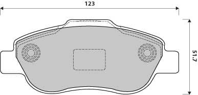PREMIUM BRAKE PAD SET (4)