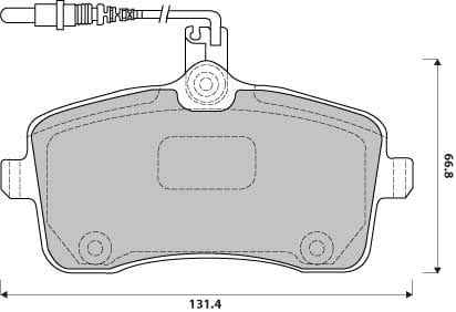 PREMIUM BRAKE PAD SET (4)