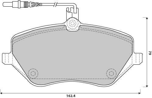 PREMIUM BRAKE PAD SET (4)