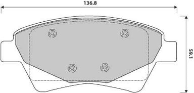 PREMIUM BRAKE PAD SET (4)