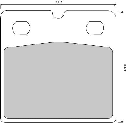HANDBRAKE PADS (SET OF 4)