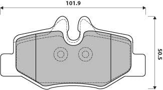 PREMIUM BRAKE PAD SET (4)