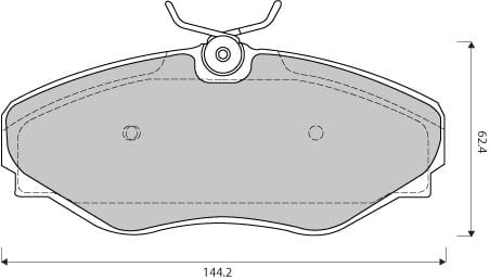 PREMIUM BRAKE PAD SET (4)